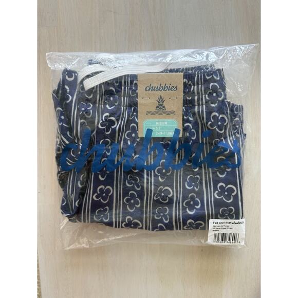 Chubbies The Aqua de Florals, 5.5" Swim Trunk W/Liner Men’s Size Medium NEW - Picture 2 of 8